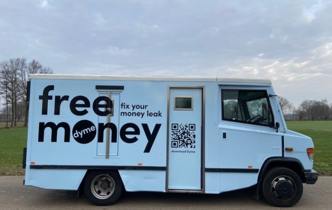 Start-up Dyme deelt geld uit aan nietsvermoedende mensen