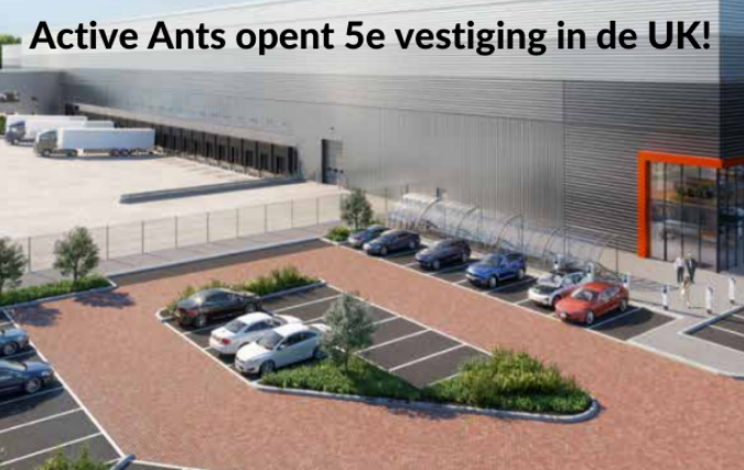 Active Ants opent in Engeland haar 5e fulfilment center