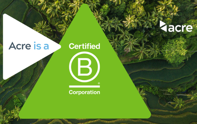 Acre krijgt B Corp-certificering