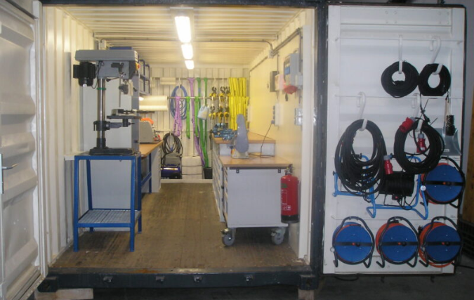 De toolcontainer is dé oplossing voor professioneel gereedschap op elke locatie