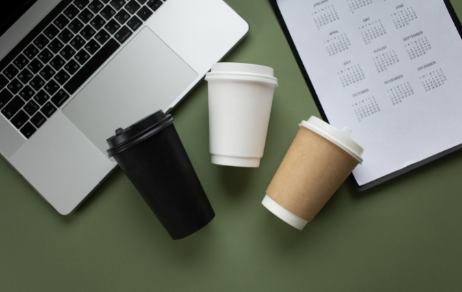 Laat zien wie je bent met bedrukte koffiebekers