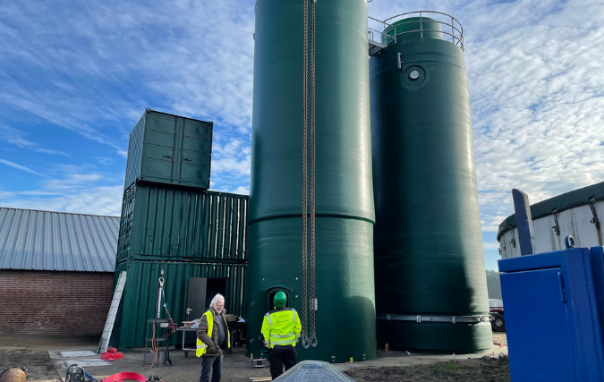 Combi mestvergister en luchtwasser bespaart stikstof en levert veehouder geld op