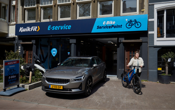 KwikFit opent E-Bike Service Points en eerste filiaal volledig gericht op e-mobility