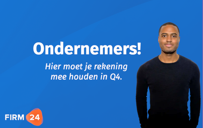 Eindejaarsdrukte verwacht! Ondernemers, regel je zaken op tijd.