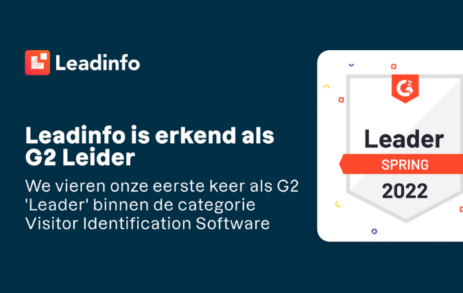 Leadinfo is erkend als hoogste categorie ‘Leader’ in G2 rapport