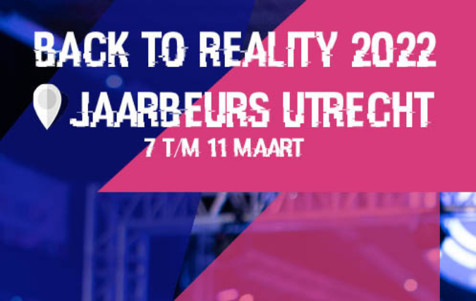 Virtual Reality tastbaar tijdens vijfdaagse evenement Back To Reality in Jaarbeurs Utrecht