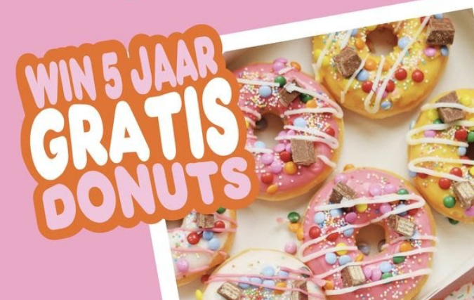 Dunkin’ viert 5 jarig bestaan door 5 jaar lang gratis donuts en koffie uit te delen