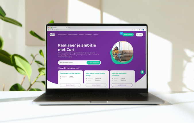 Kopers en verkopers van bedrijven vinden elkaar op Curi.nl