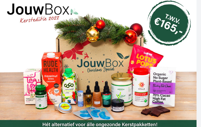 Waarom dit jaar niet eens een gezond kerstpakket?