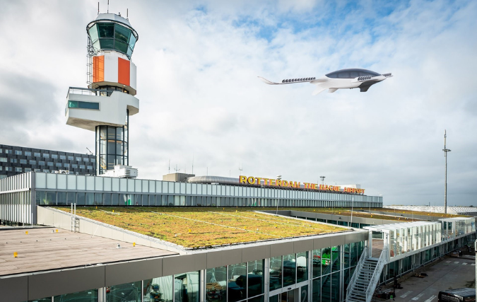 Rotterdam The Hague Airport begint met Fly on SAF: een duurzamere manier van vliegen