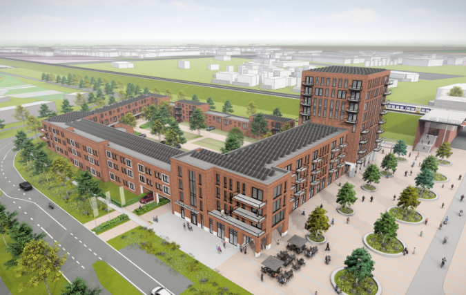 KWA-Plein Dronten start met de bouw van 50 huurwoningen voor Duurzaamwoningen Fonds van Credit Linked Beheer