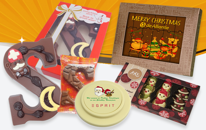 De smaakvolste (chocolade) Sinterklaas-, Kerst- en eindejaarsgeschenken