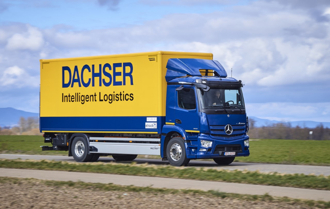 Dachser neemt eActros operationeel in gebruik
