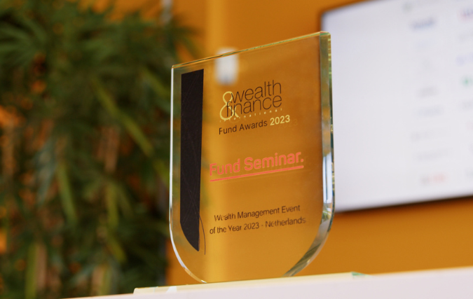  Fund Seminar uitgeroepen tot Wealth Management Event of the Year 2023
