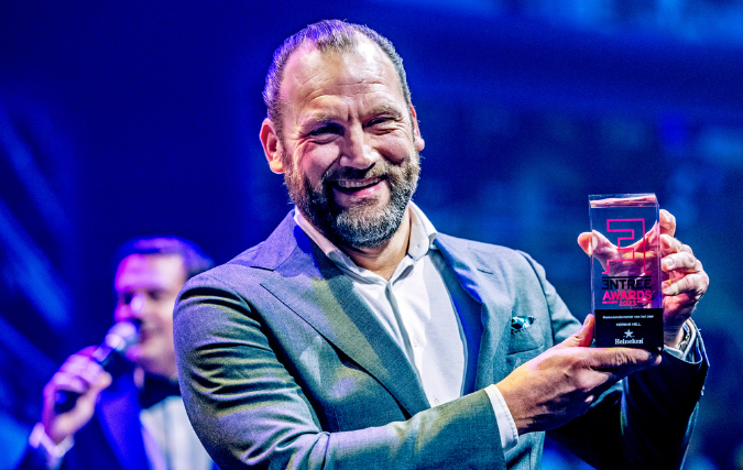 Herman Hell uitgeroepen tot Horecaondernemer van het Jaar tijdens Entree Awards 2023