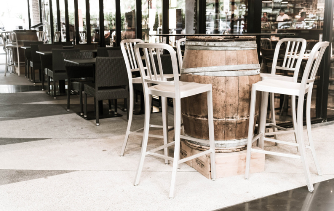 Hoeveel horeca stoelen passen er per m²? 