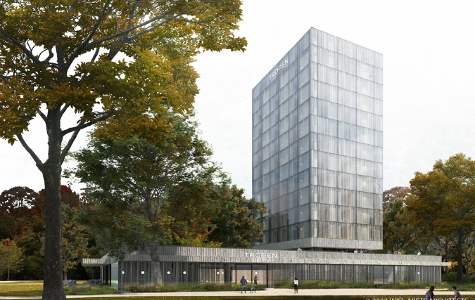 KIT renoveert hotel: jaren '60 toren wordt duurzaam hotel-restaurant met daktuin