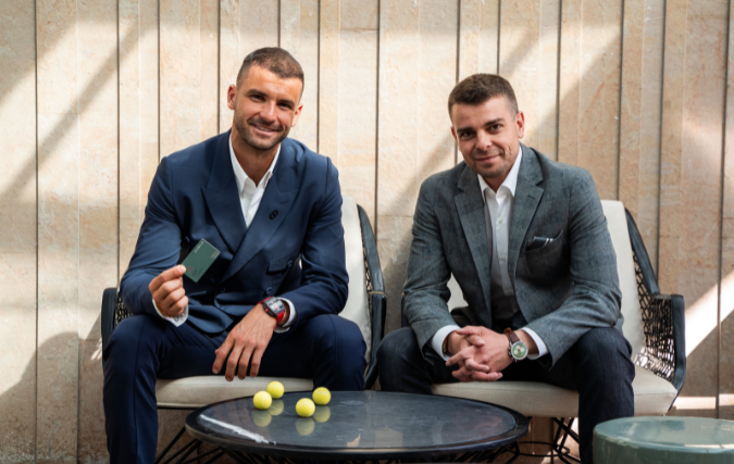 Payhawk kiest tennisprof Grigor Dimitrov als merkambassadeur