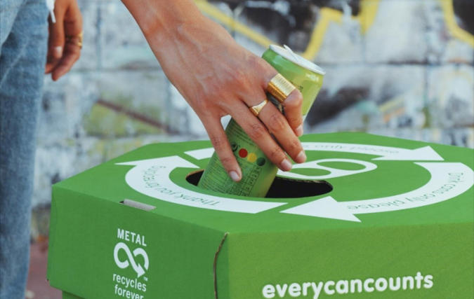 Every Can Counts vraagt aandacht voor recycling van drankblikjes op Wereld Recycle Dag