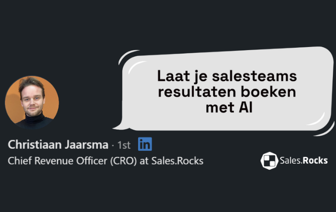 Laat je salesteams resultaten boeken met AI