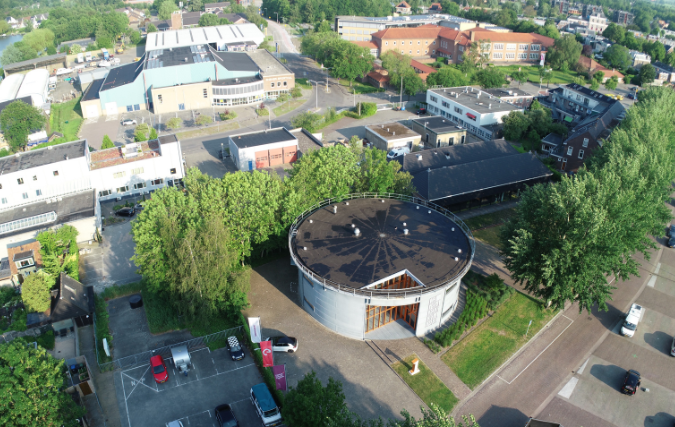 De Gashouder in Sneek draait binnenkort op zonne-energie