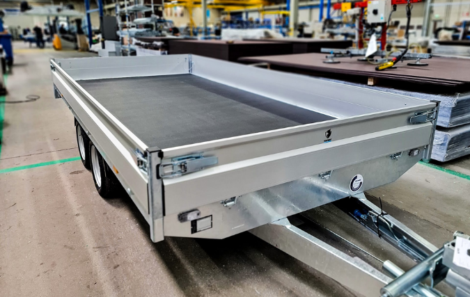 Een noviteit in de wereld van aanhangwagens