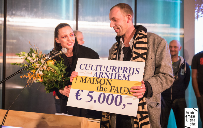 Uitreiking Cultuurprijs Arnhem tijdens de 2e Arnhemse Uitnacht