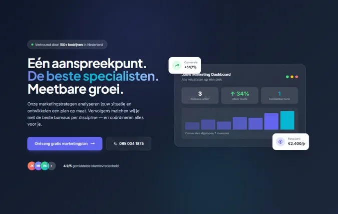 Webnexus lanceert matchingplatform: "Het marketingbureau in huidige vorm zal de komende jaren verdwijnen."