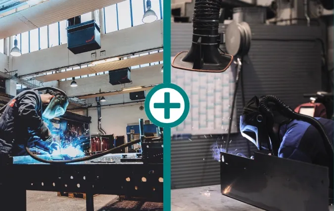 Waarom lokale lasdampafzuiging maar de helft van het probleem oplost