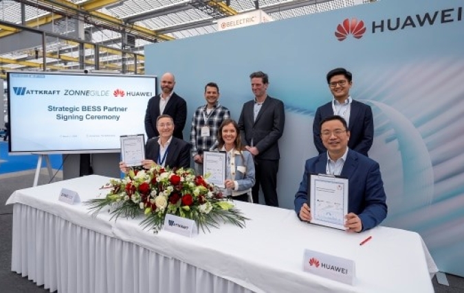 Zonnegilde, Wattkraft en Huawei sluiten partnership